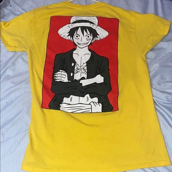 Yellow T shirt anime one piece - Picture 4 of 4